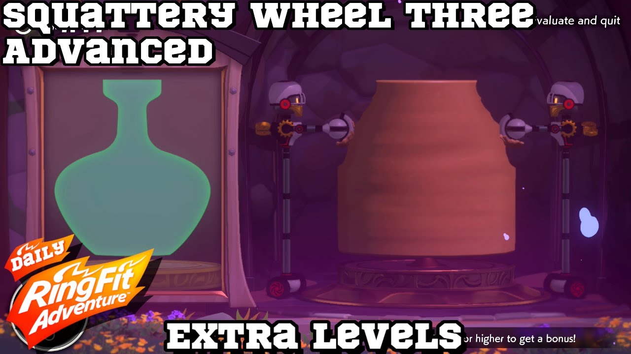 EXTRA | Squattery Wheel Three: Advanced | DAILY Ring Fit Adventure - No Commentary