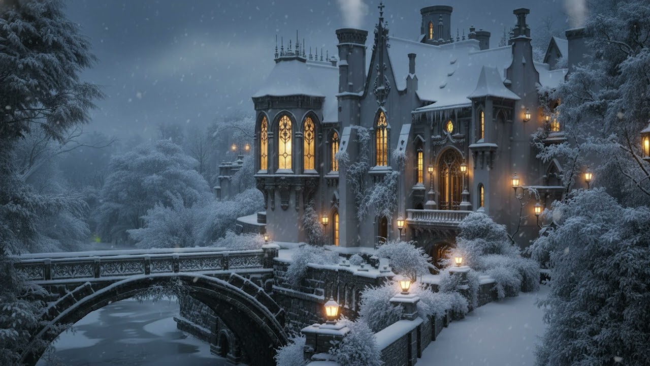 Victorian Celtic Winter Cottages ❄️ Cozy Winter Ambience for Sleep, Relax & Study