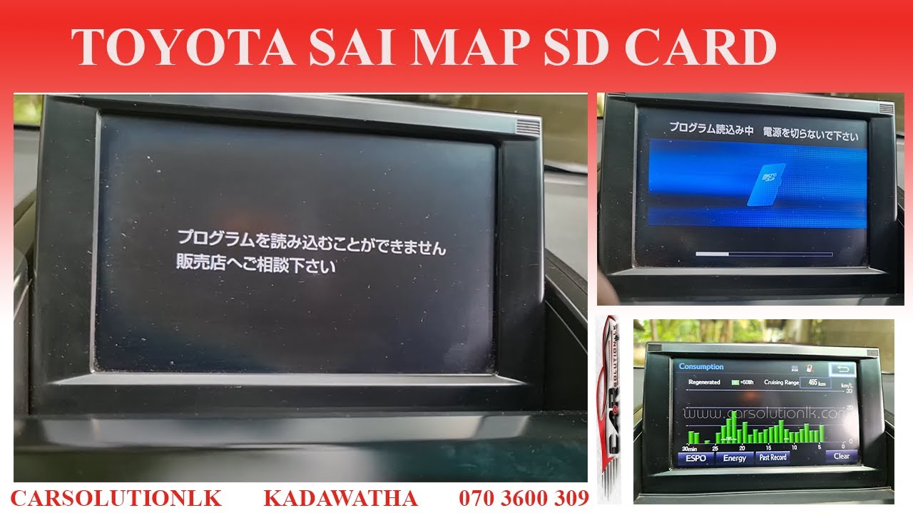 TOYOTA SAI MAP SD CARD