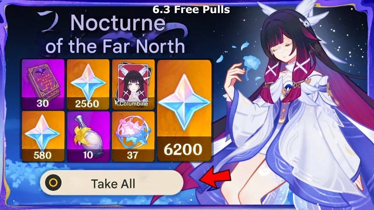 How Many Pulls Can You Save for 6.3? Full Primogem Counts For Columbina - Genshin Impact