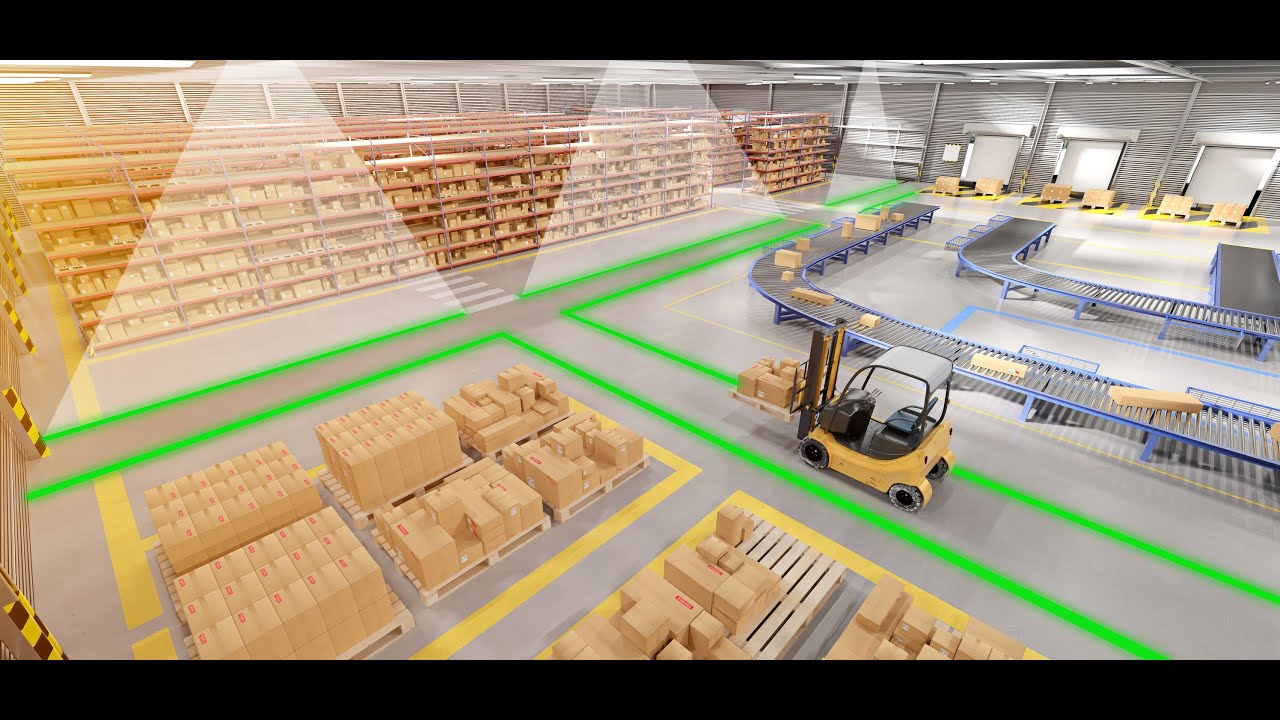 TopFloor Floor marking lasers. Abrasion free visible guide lines on any kind of industrial floor.