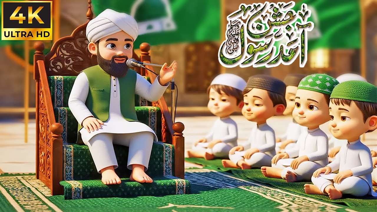Eid Milad-un-Nabi Kids Story | 12 Rabi ul Awal 3D Animated Celebration for Children