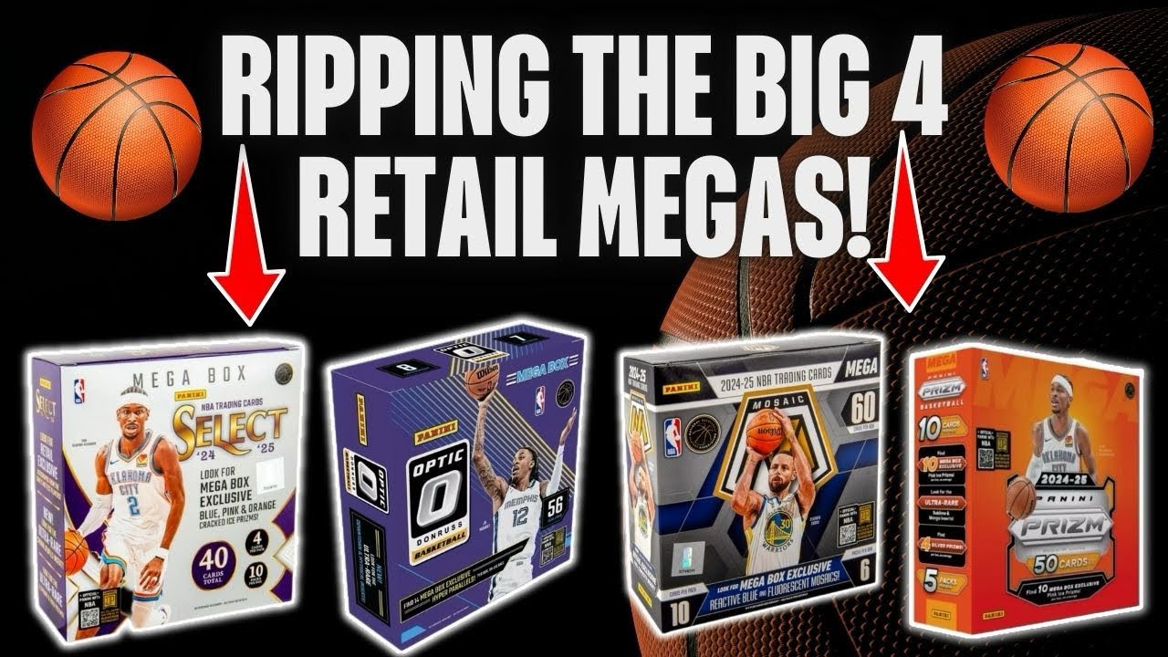 🚨BOX BATTLE OF THE 4 MAJOR RETAIL BASKETBALL MEGA BOXES! BETTER THAN EXPECTED! 🔥 