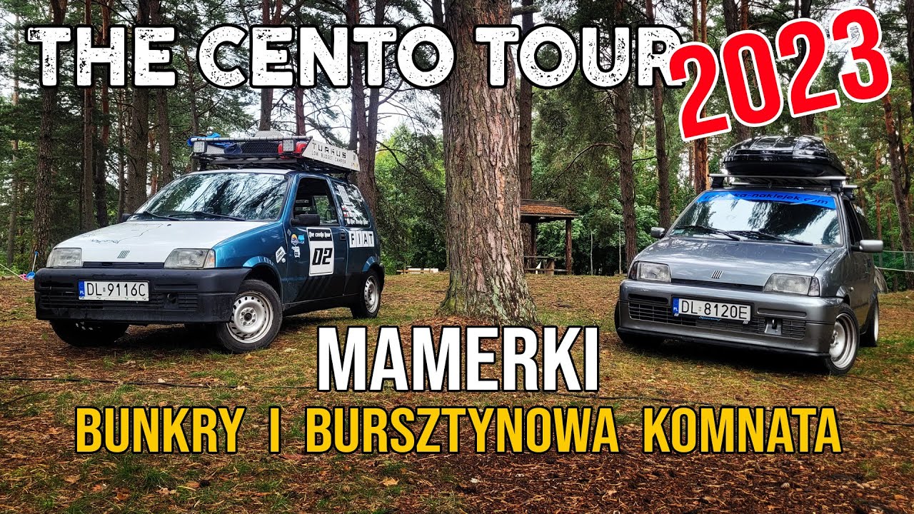 Jeździmy po rowach, zwiedzamy bunkry i muzeum w Mamerkach. The Cento Tour 2023 - odcinek 7.