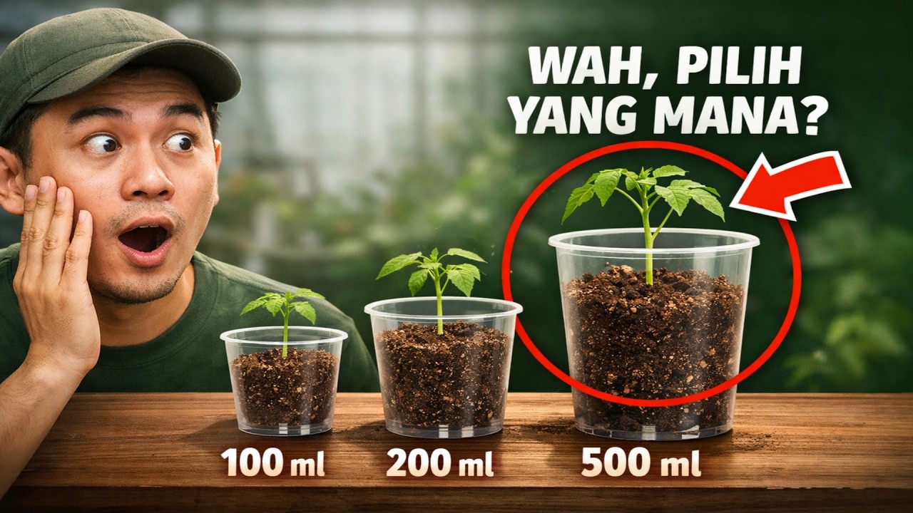 Rahasia bibit tumbuh subur dan kokoh hanya dengan wadah gelas! Mana yang paling pas untuk dipilih: