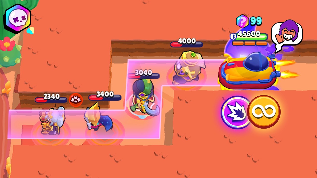 99 POWERS HYPERCHARGE BUFFIE vs NOOBS in TROLL MAP 🤣 Brawl Stars 2026 Funny Moments, Fails ep.1968