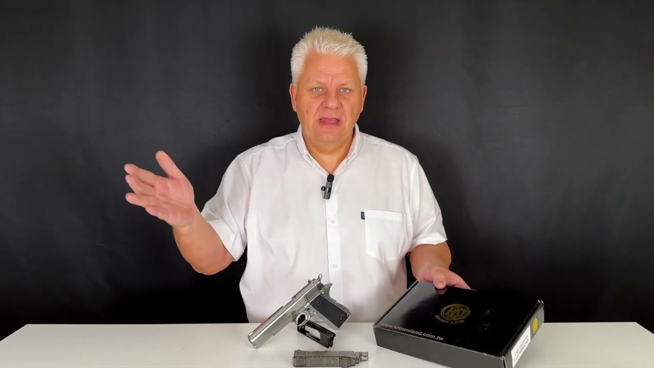 KL-1911 Silver Platinum 4.5mm BB Air Pistol