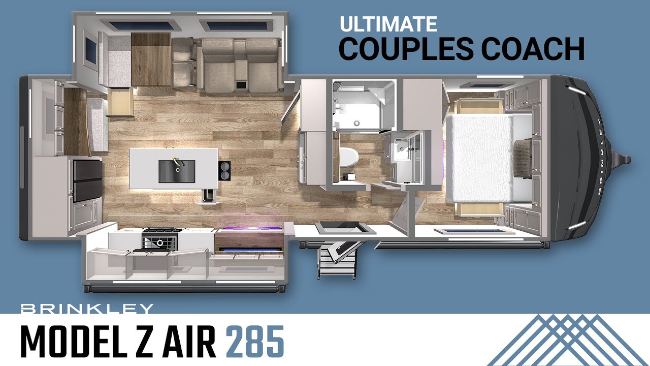 Brinkley Model Z AIR 285 Travel Trailer Tour: Ultimate Couples Coach👩‍❤️‍👩