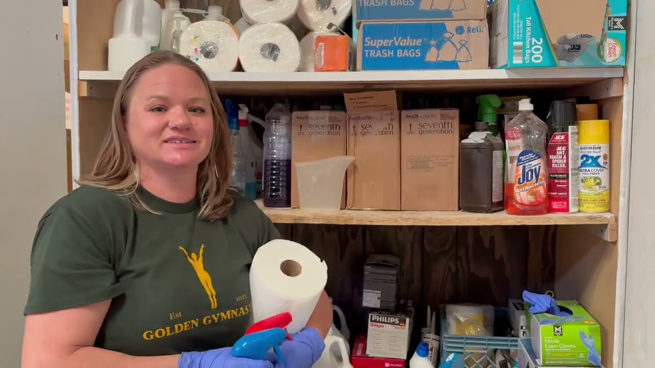 Gathering Supplies For Bathroom