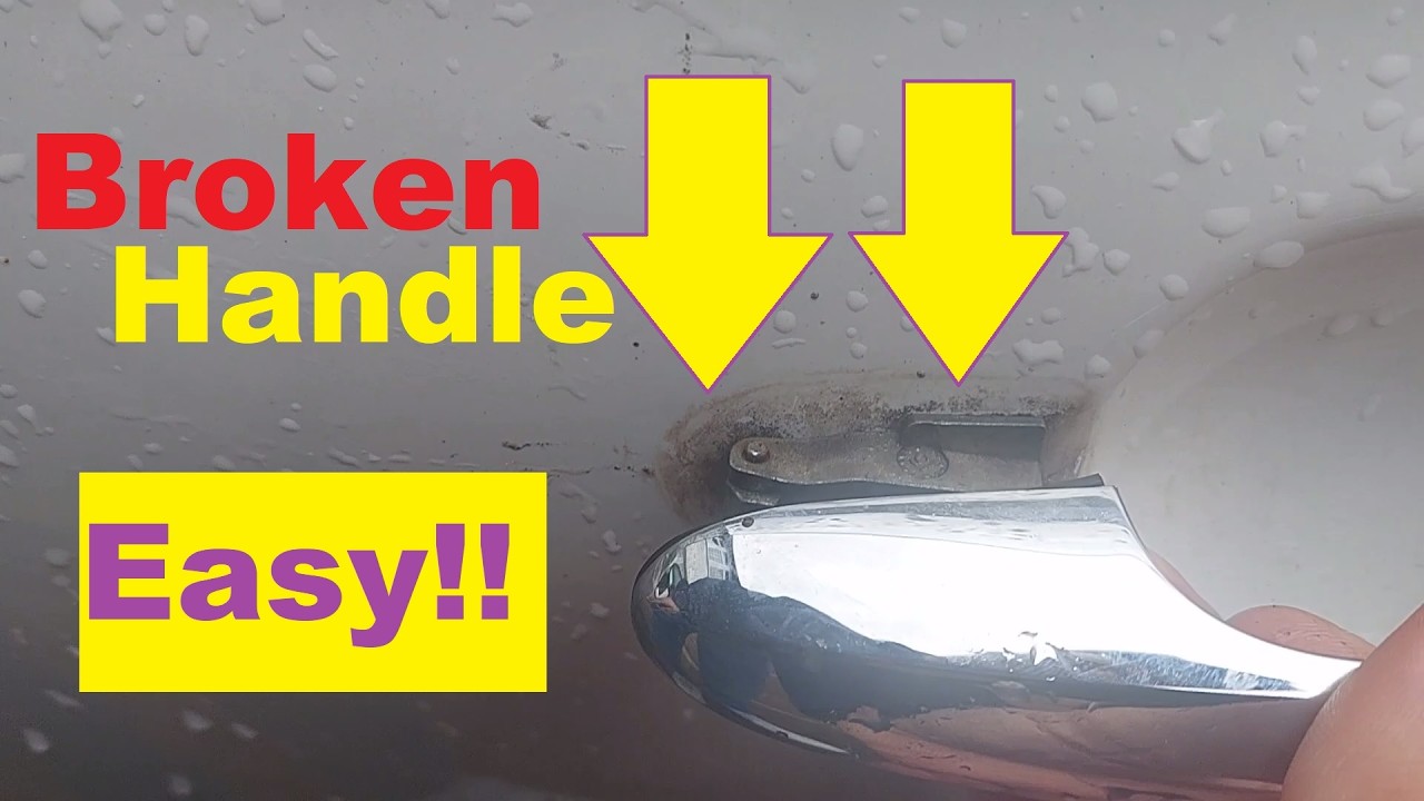 How To Fix A Fiat 500 Broken Handle !!!!