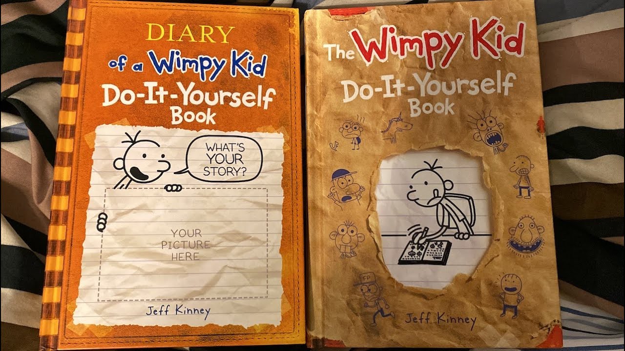 Diary of a Wimpy Kid Do-It-Yourself Book Comparison (Original VS Re-Release)