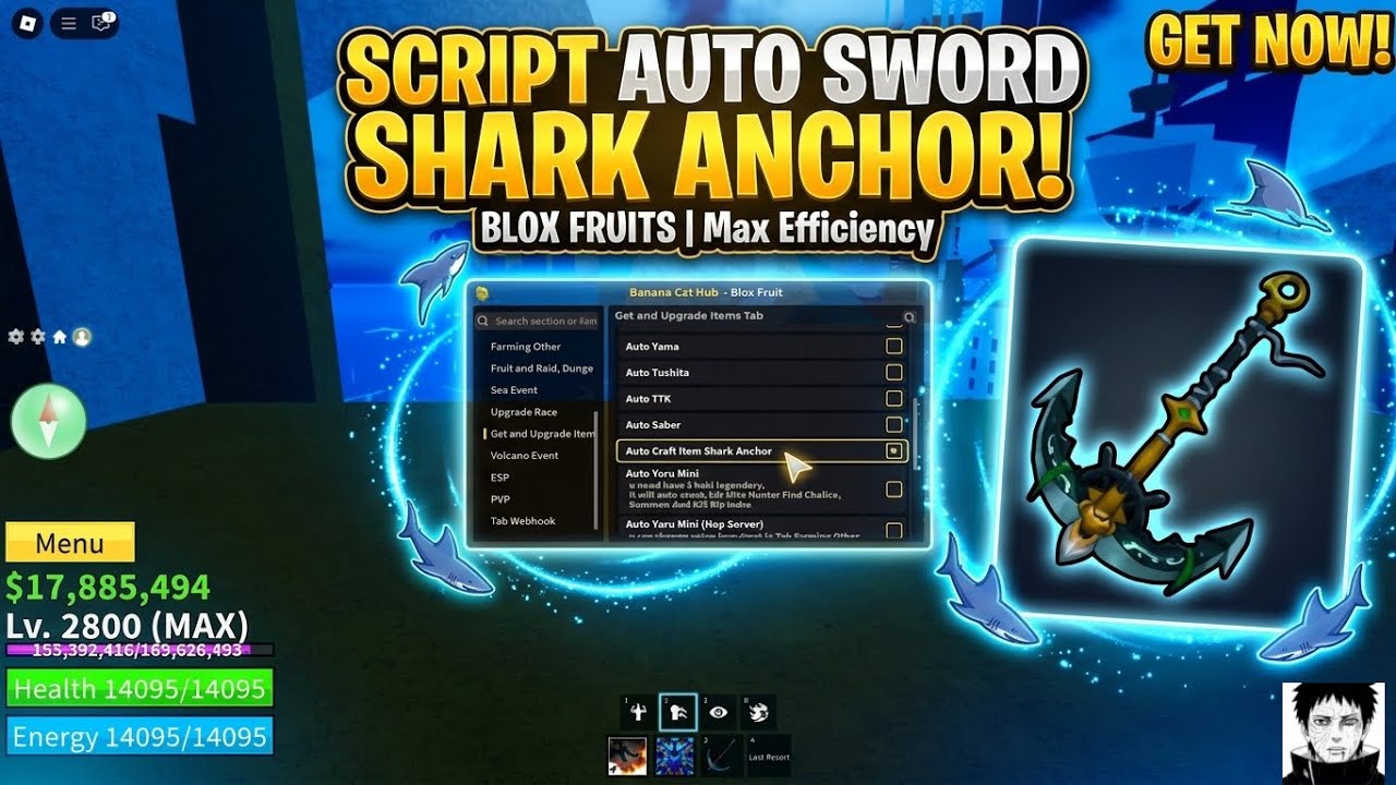 [Nice] Script Blox Fruits Auto Shark Anchor | Banana Cat Hub tutorial full Video 2026 fast method