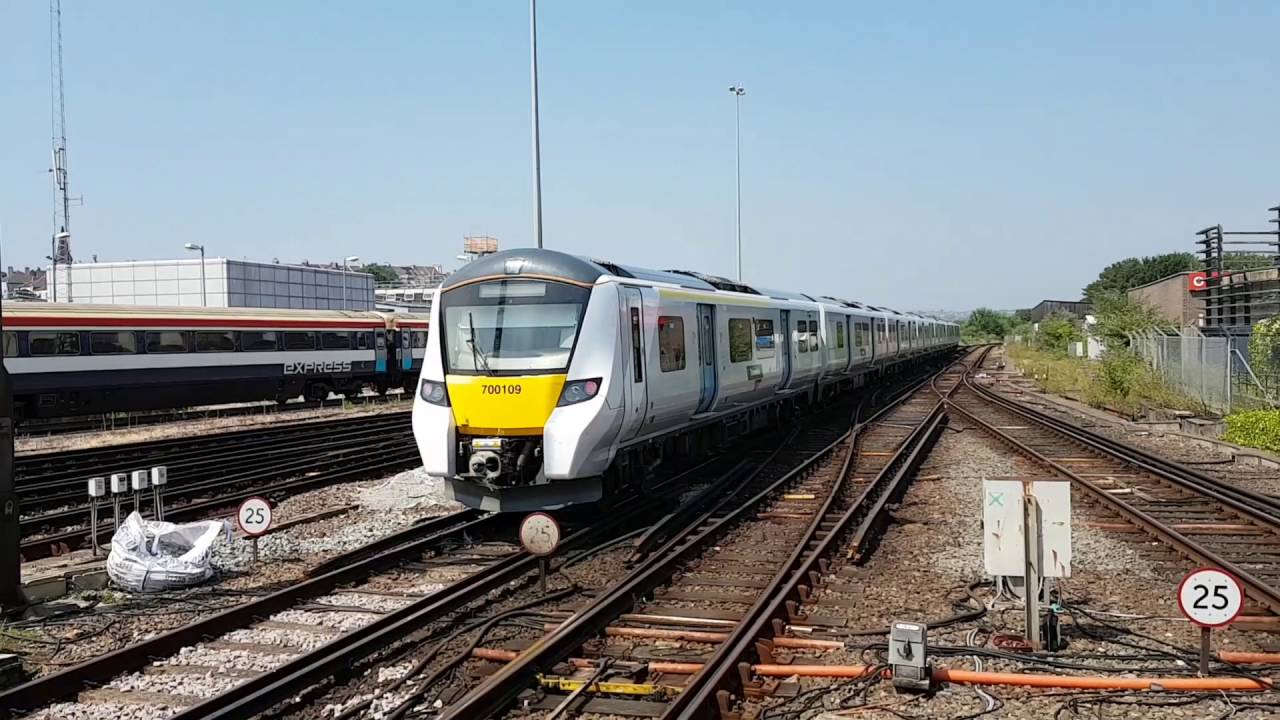 Few trains at Brighton Station