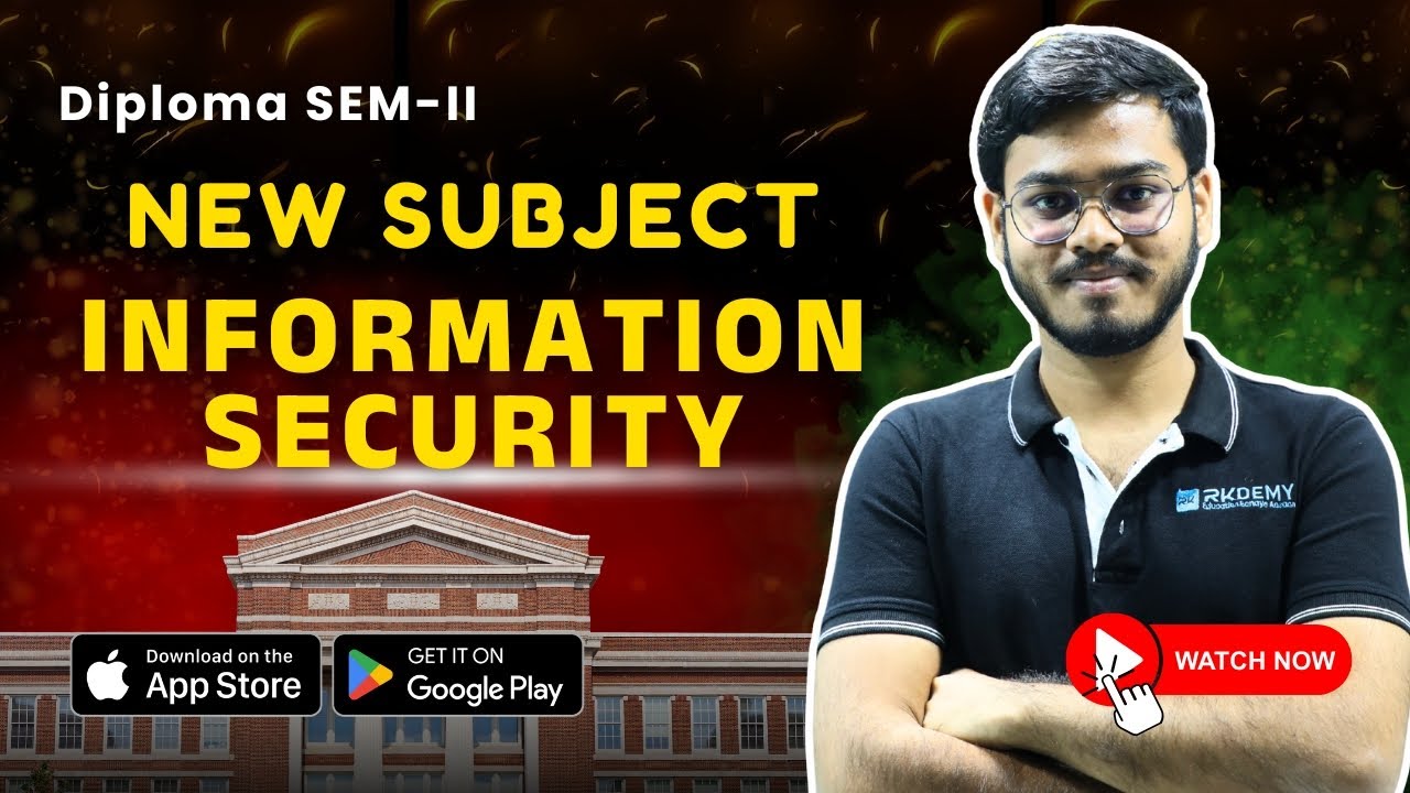 Information Security | Full Explanation | Diploma Sem 2 | All Boards | PRANAV SIR