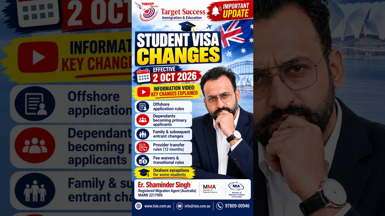 Major changes to Australia&rsquo;s Student visa rules took effect from 2 October 2026.