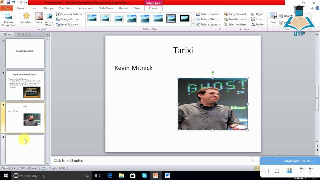 PowerPoint proqramında təqdimatın hazırlanması