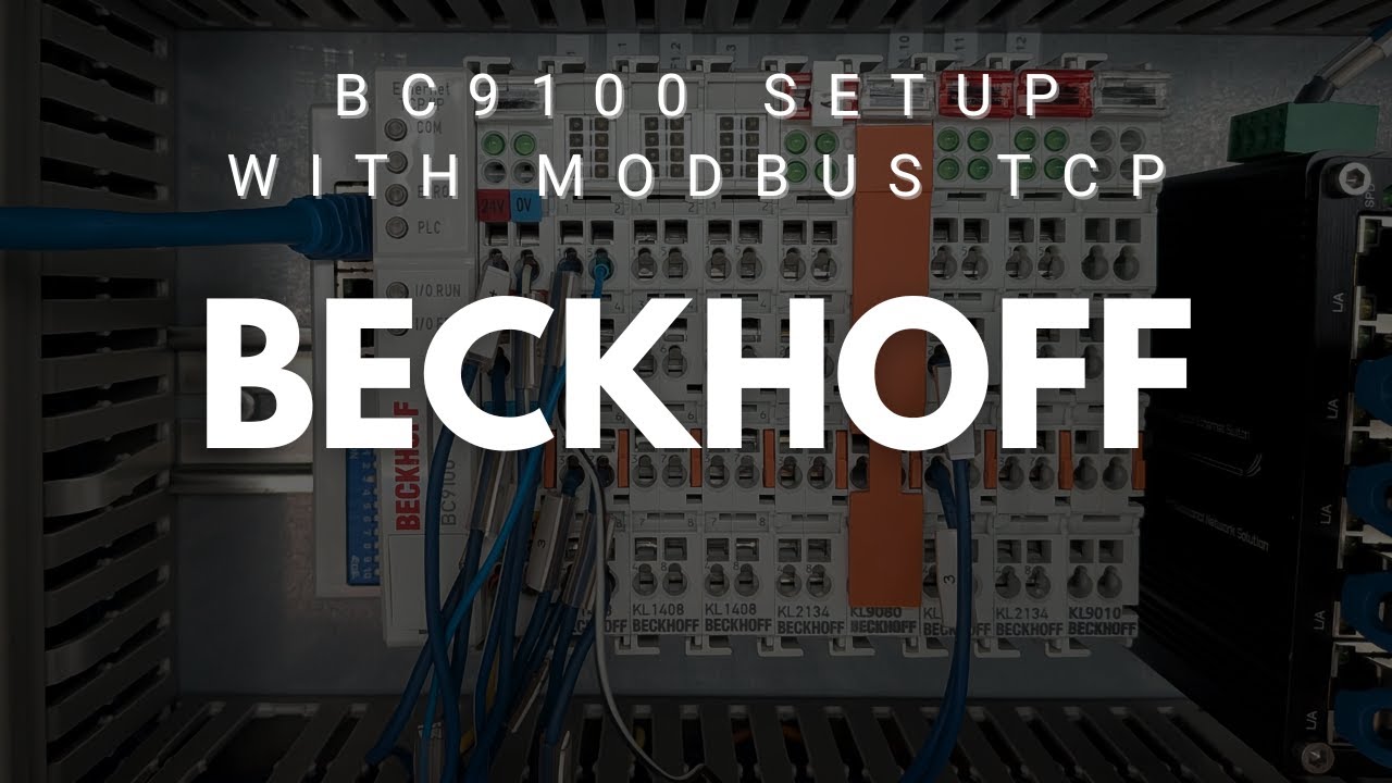 Setting up BC9100 in Twincat 2 with Modbus TCP Coms