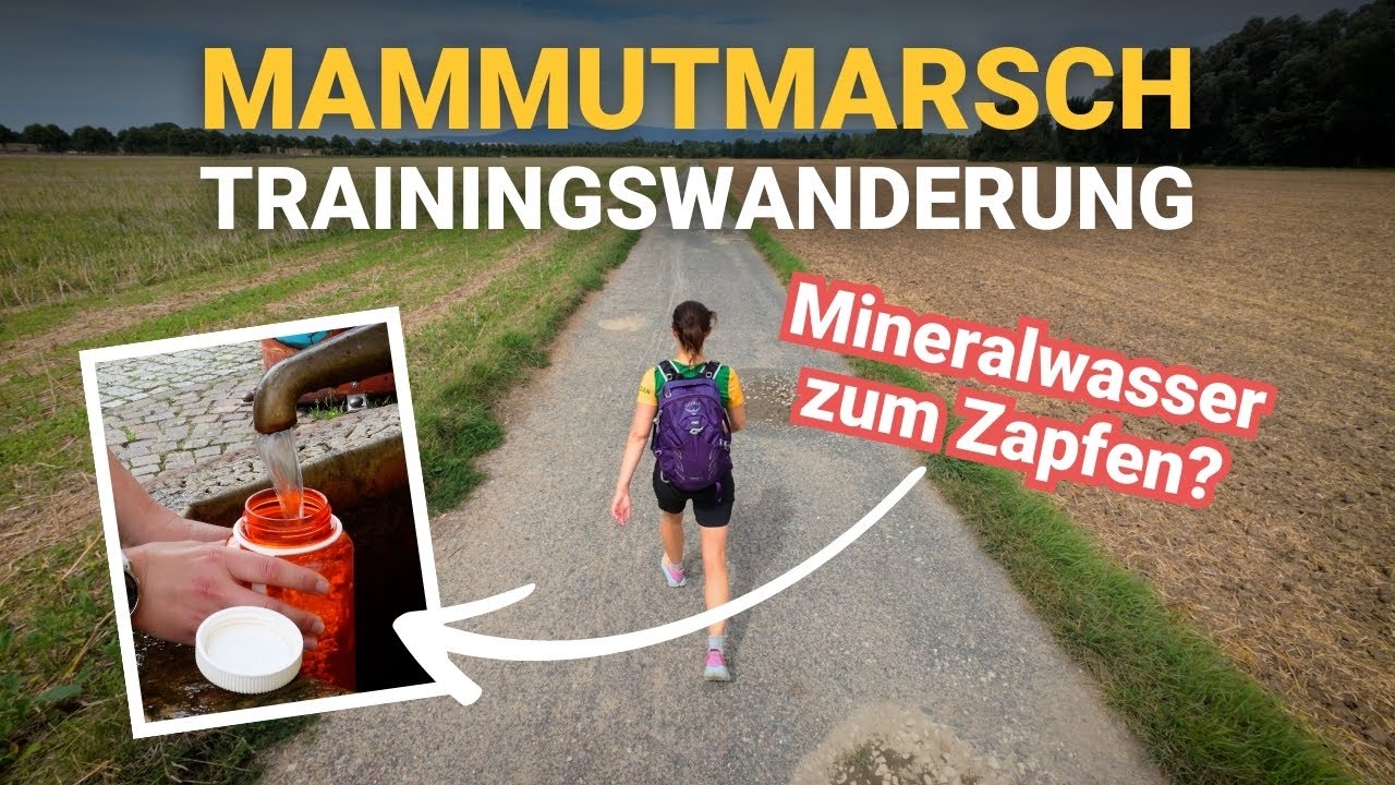 28 km Mammutmarsch Trainingswanderung Frankfurt - Bad Vilbel