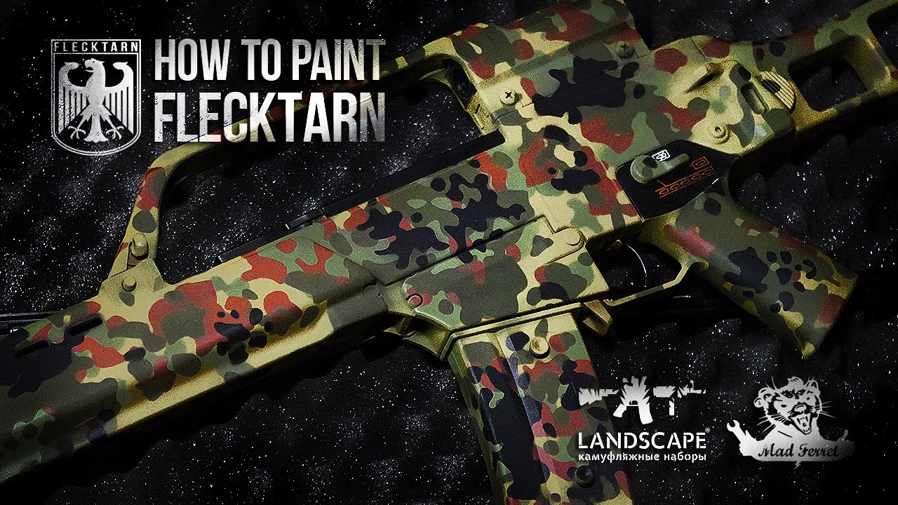 How to paint Flecktarn (English subtitles)