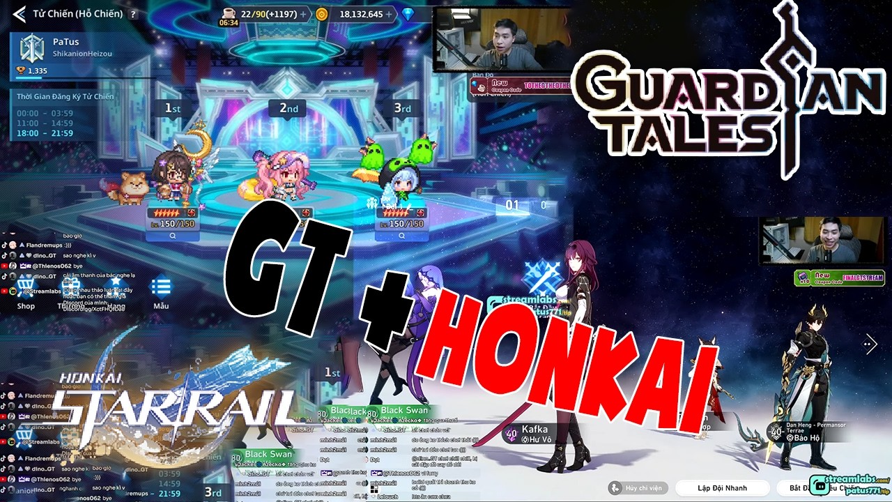 (Restream) Tử chiến xíu rồi ngồi chơi Honkai: Staraild #guardiantales