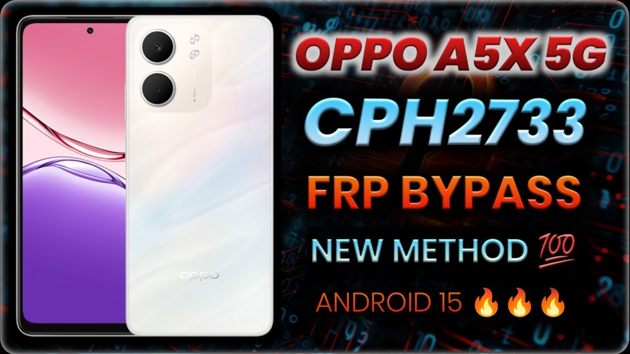 Oppo A3X 5G FRP Bypass Without PC || CPH2733 FRP Bypass Android 15