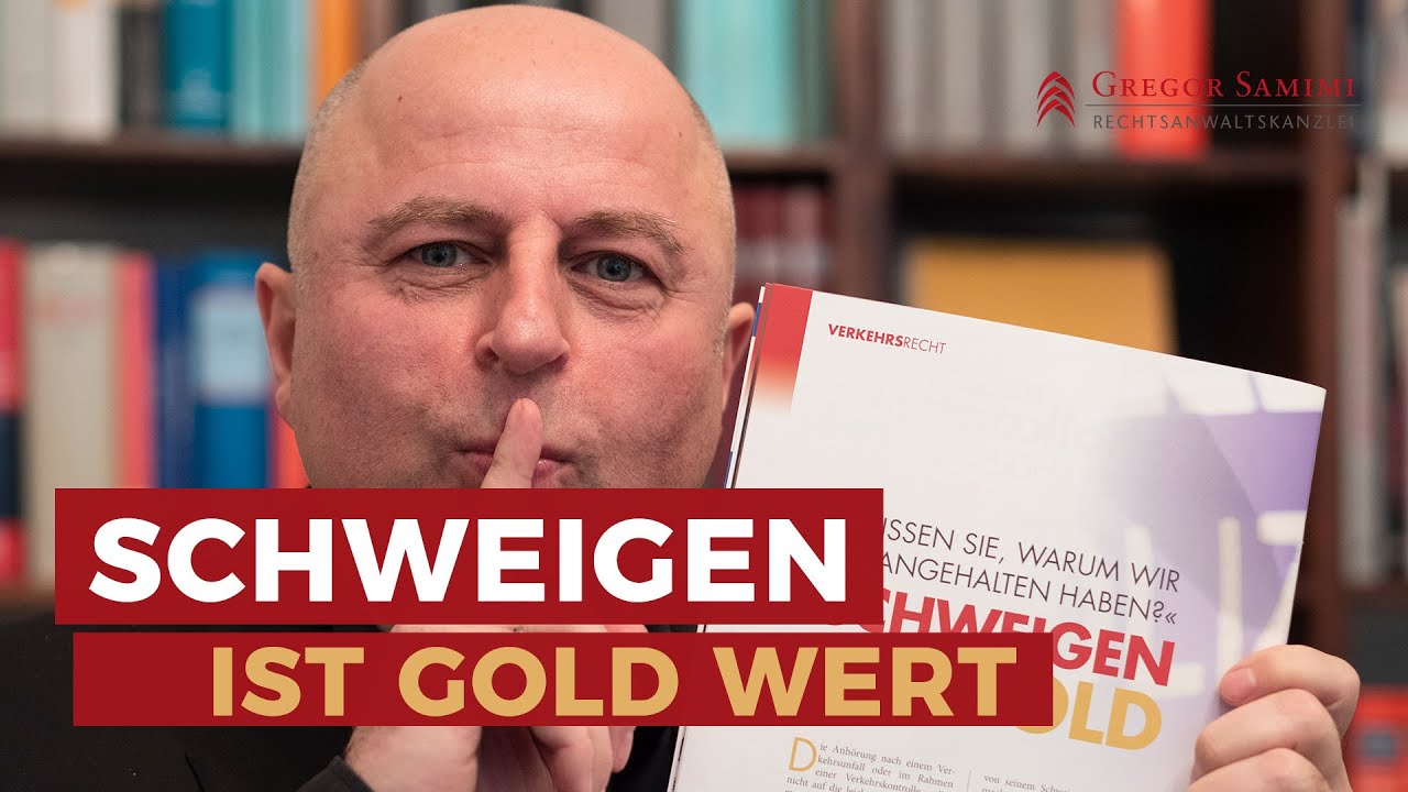 Polizeikontrolle und Einleitung eines Strafverfahrens oder Bu&szlig;geldverfahrens. Schweigen ist Gold!