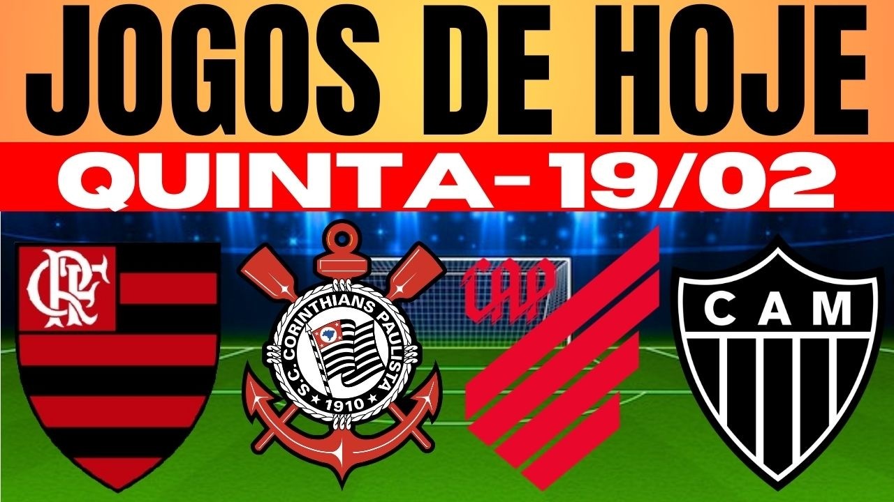 🔥NÃO PERCA! FINAL DA RECOPA HOJE — CONFIRA OS JOGOS DESTA QUINTA-FEIRA 19/02/2026