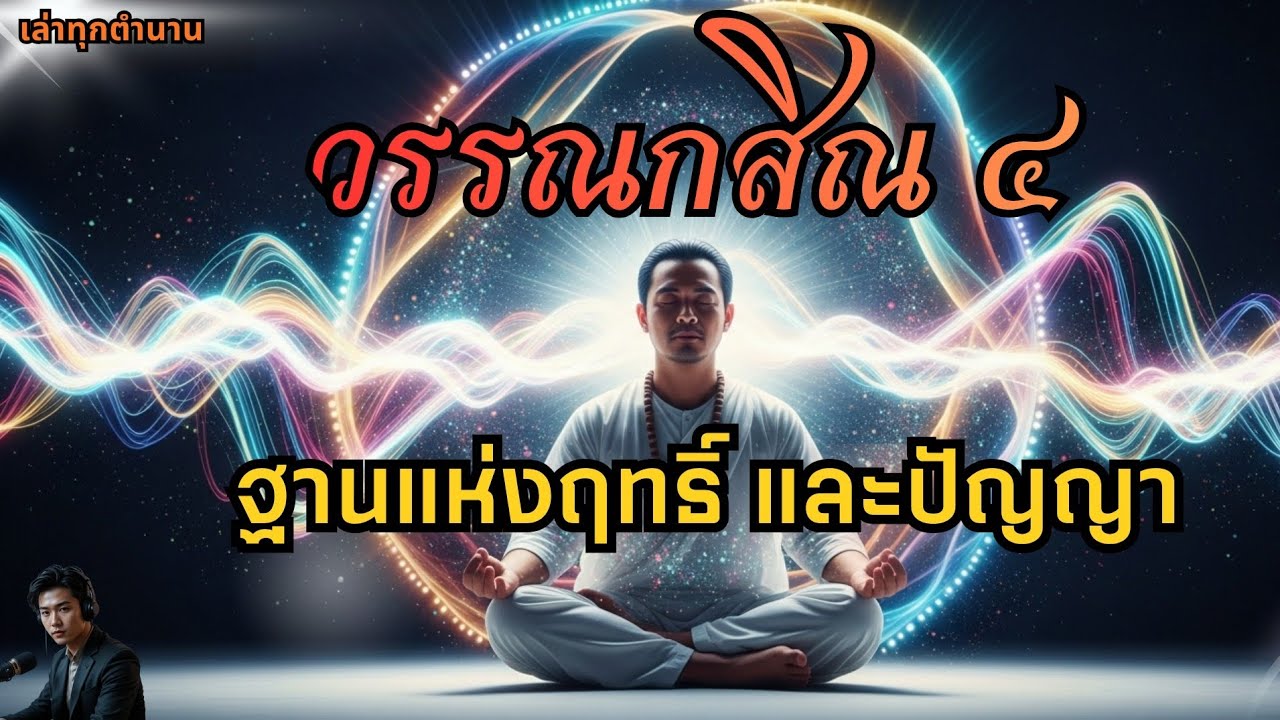 วรรณกสิณ ๔ ฐานแห่งฤทธิ์ และปัญญาจากคัมภีร์โบราณ  ที่นำสู่ ฌาน ๔ และอภิญญา