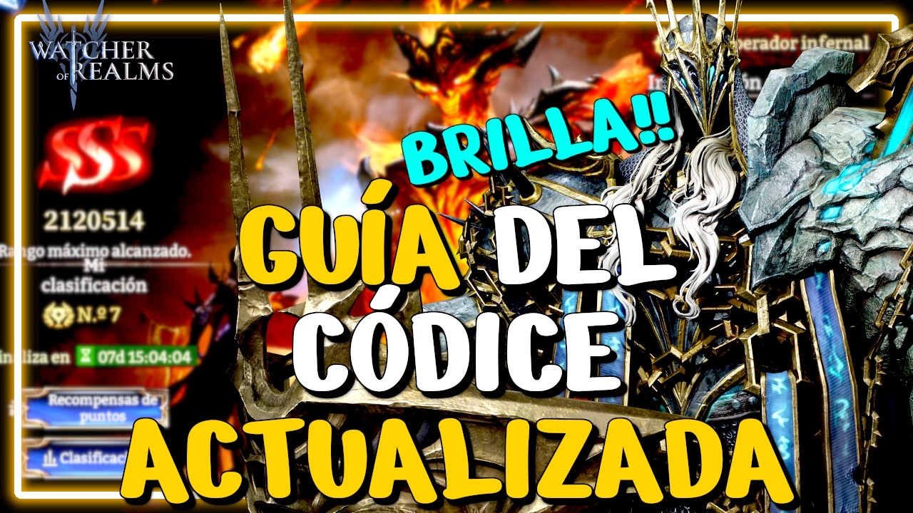 Caballero Arlott Brilla Aquí Guía Actualizada del Emperador Infernal Códice Inmortal #WoR en Español