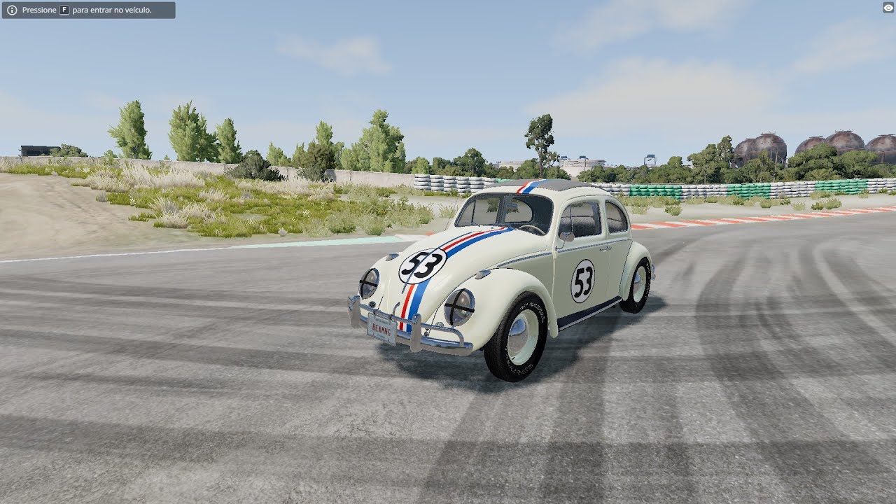 BeamNG Drive Testando o Herbie em varios mapas e fazendo alguns desafios de corrida.