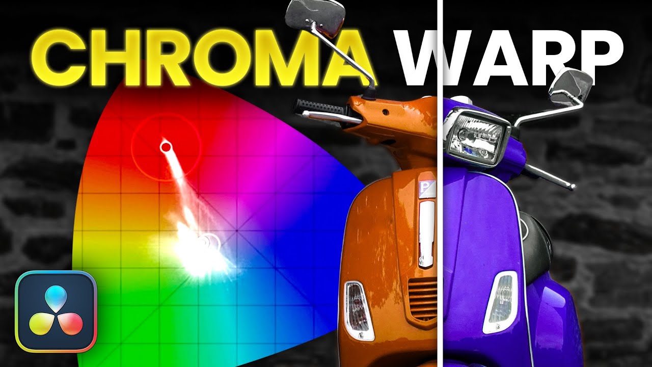Исправьте искажения цвета с помощью функции Chroma Warp в DaVinci Resolve.