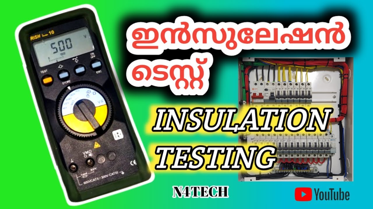Megger testing Malayalam!!Insulation test!!N4Tech