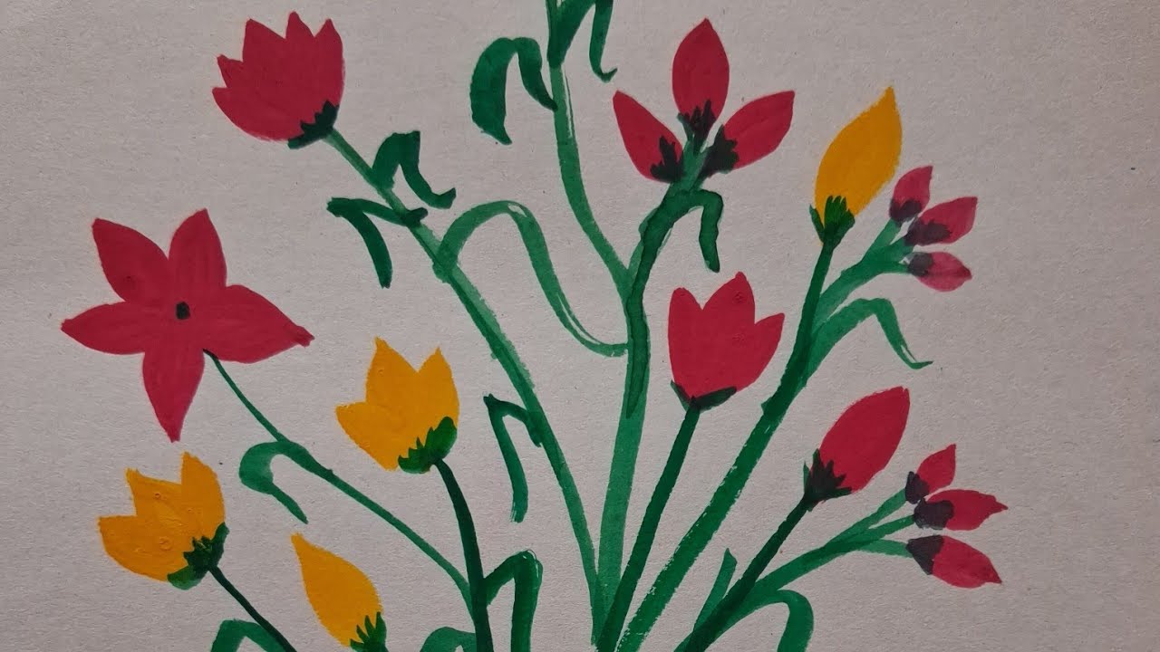 flower painting 🌸🌼