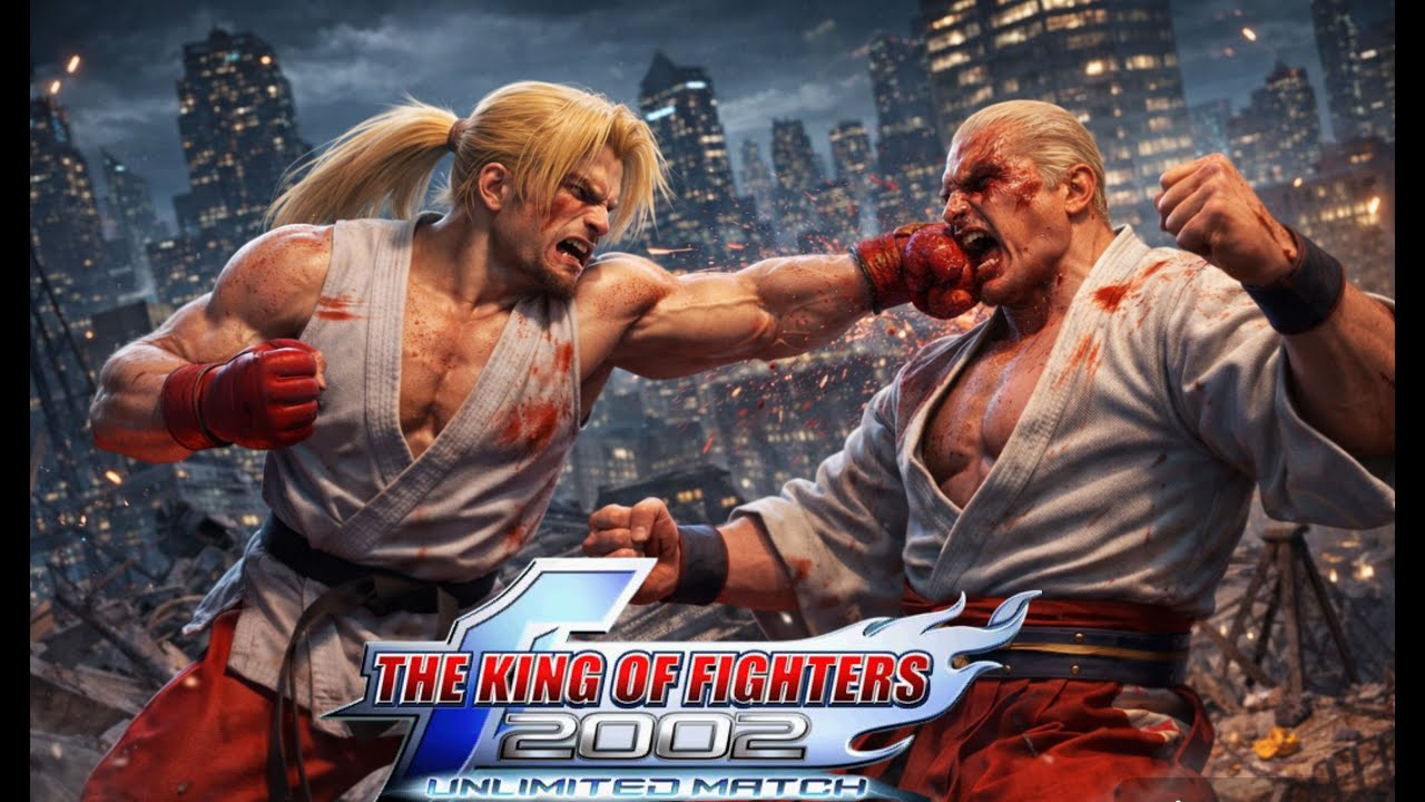 The King Of Fighters 2002 Unlimited Match Andy Bogard vs Geese Howard