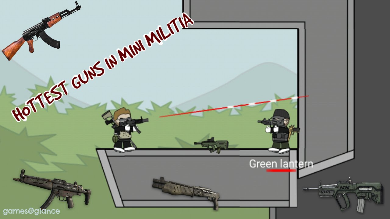 DA2 Mini Militia Top 5 Best Guns to Get Fast kills
