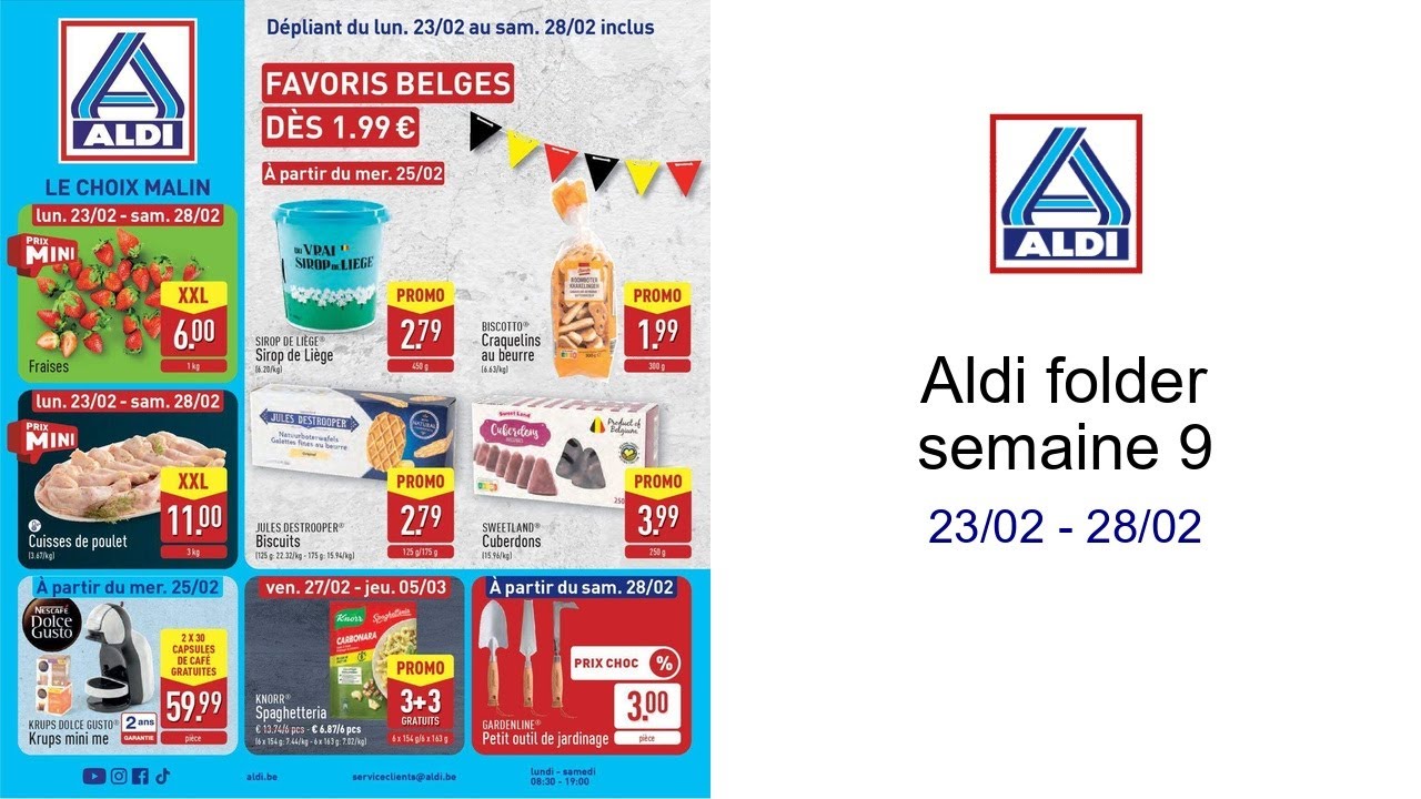 Aldi folder semaine 9 23/02 - 28/02