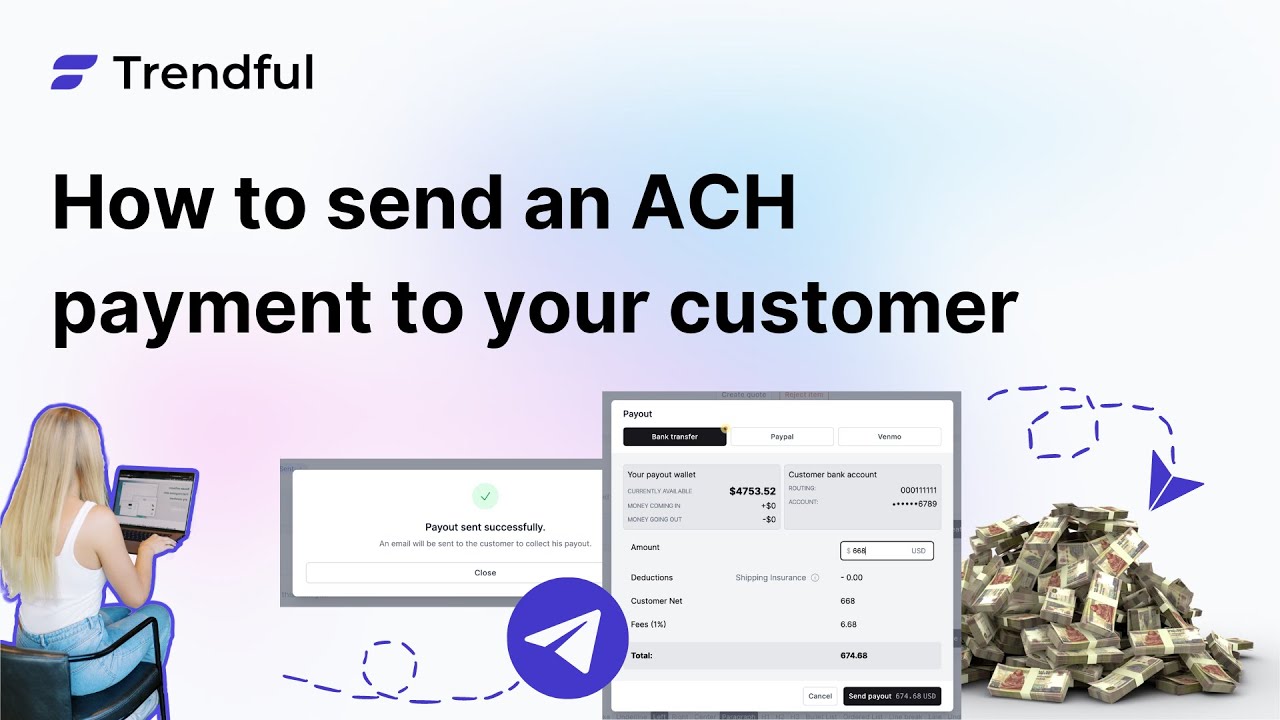 How to send an ACH payout to your customers