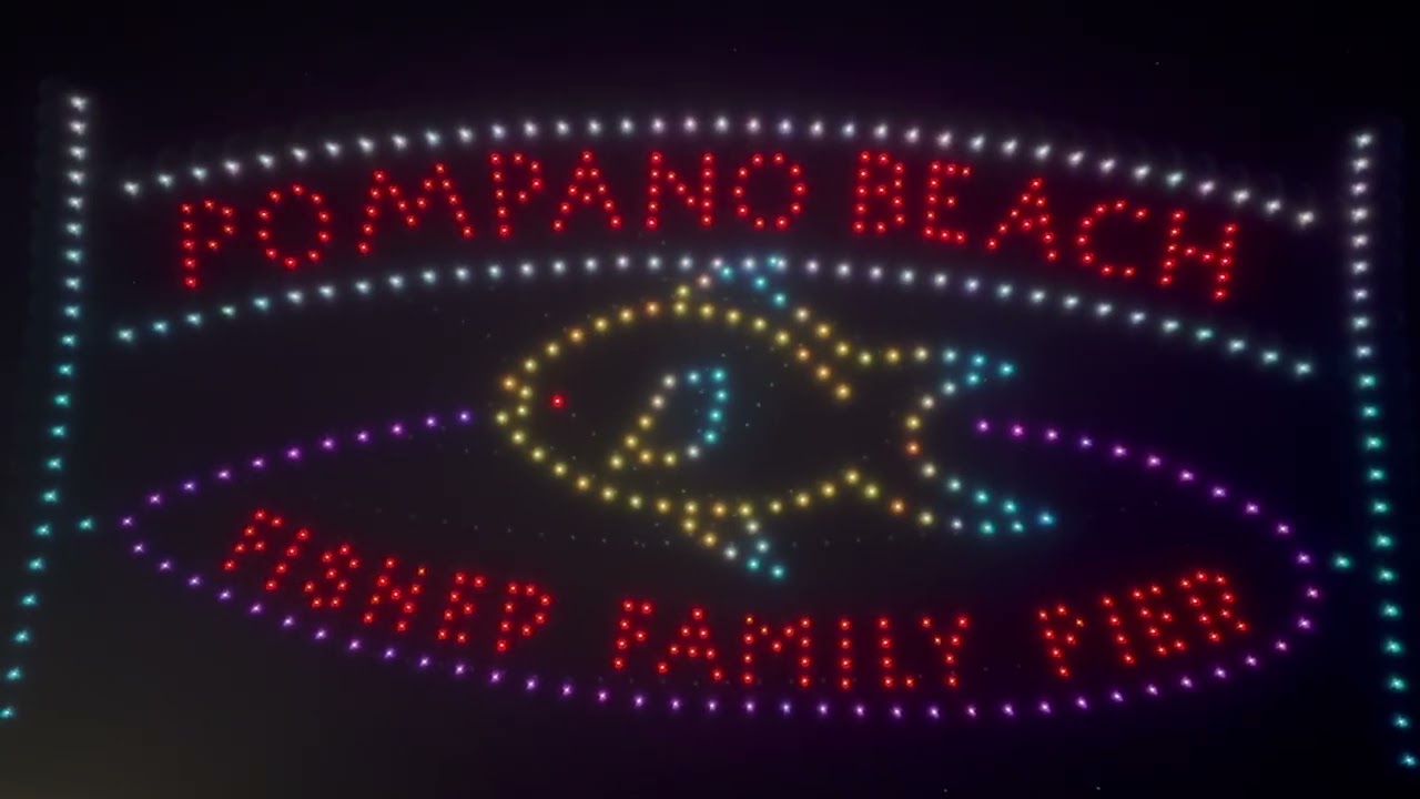 🚦Drone Show Extravaganza - Pompano Beach 2025 🌊