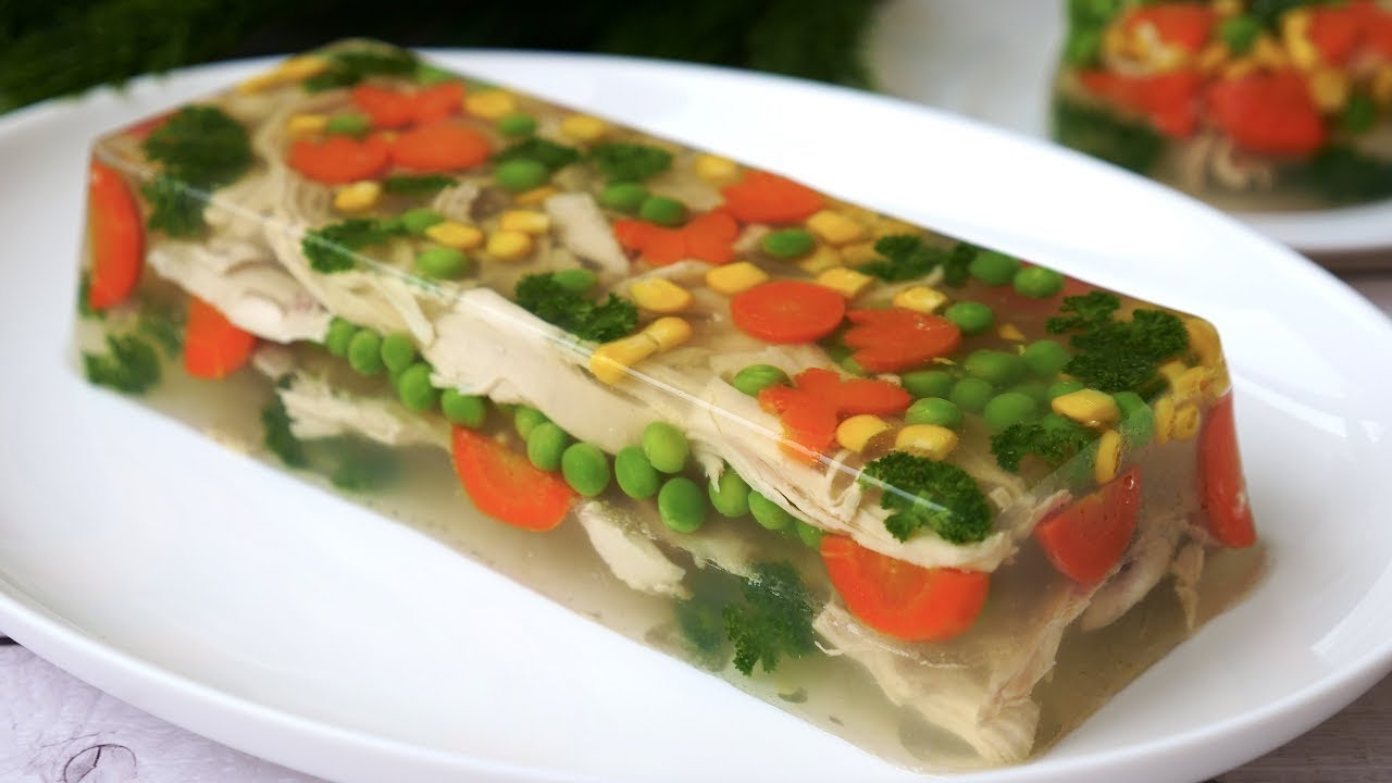 Сhicken aspic |  Conquering the Sea of Chicken Goodness!