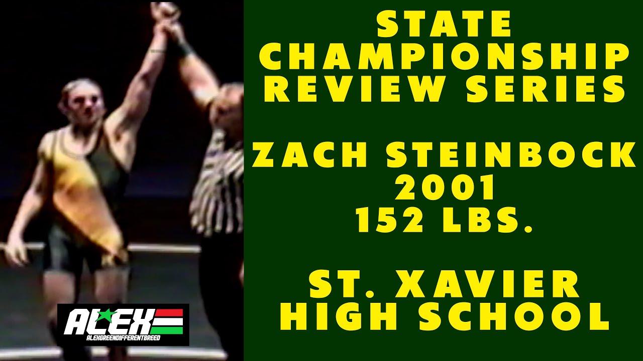 State Wrestling Championship match review w/ Zach Steinbock (St. Xavier; 2001 152 lbs.)