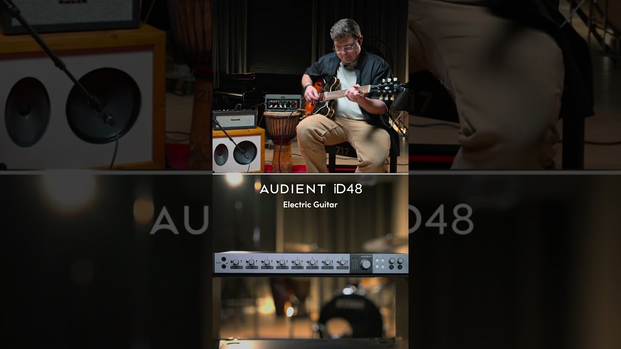 Studio-grade guitars! 🎸🙌 #audient #audiointerface #preamp