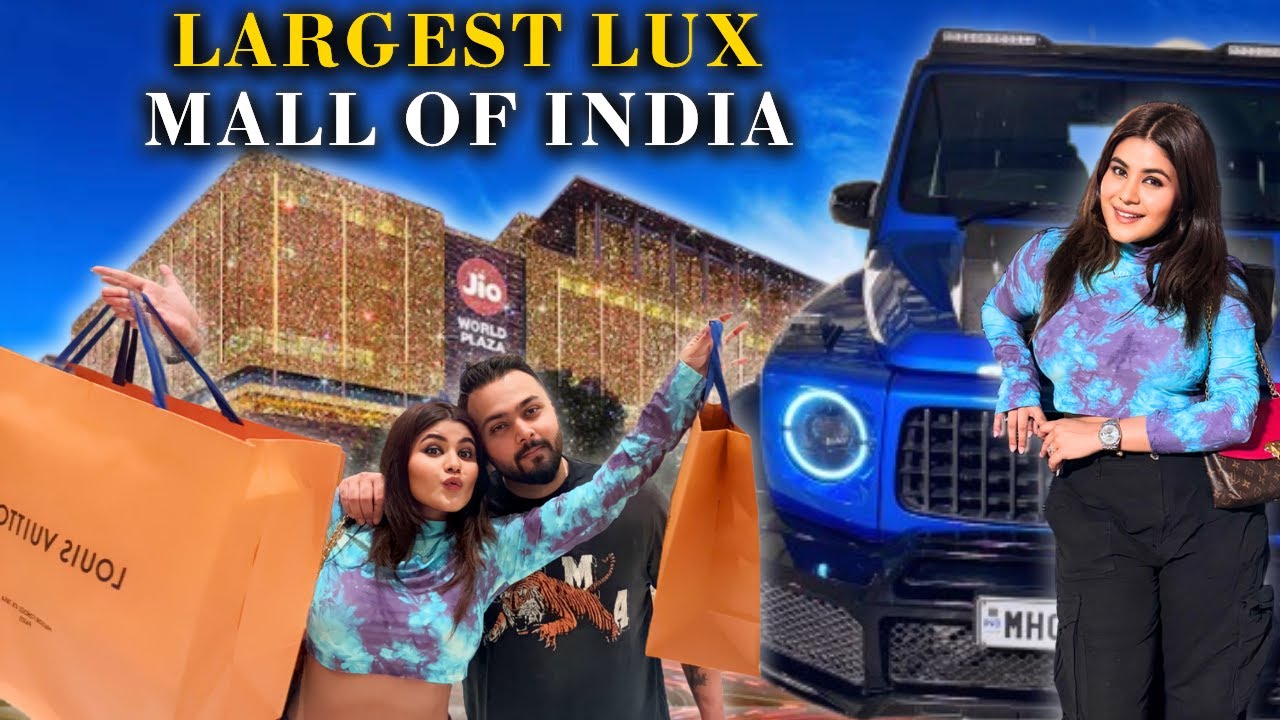 Jio world plaza India's Largest Luxury Mall brabus g63 amg  mercedes-benz