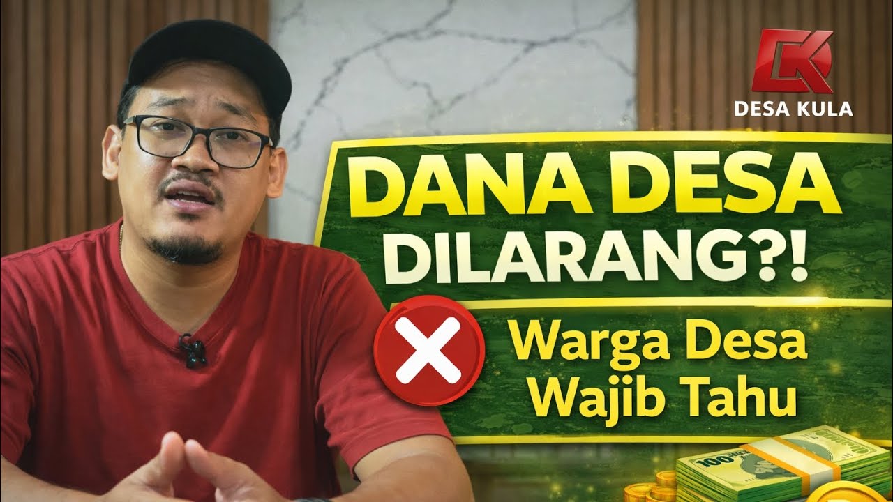 Dana Desa Dilarang Digunakan untuk Apa Saja? Warga Desa Wajib Tahu