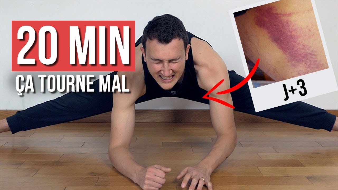 Je Reste 20 min en Grand Écart. Ça tourne mal ! (Technique de Souplesse Shaolin)