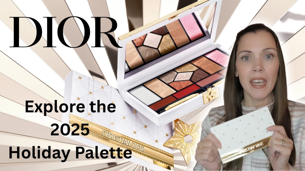 Распаковка роскоши: праздничная коллекция красоты Dior 2025 💋 (обзор обеих палеток!)