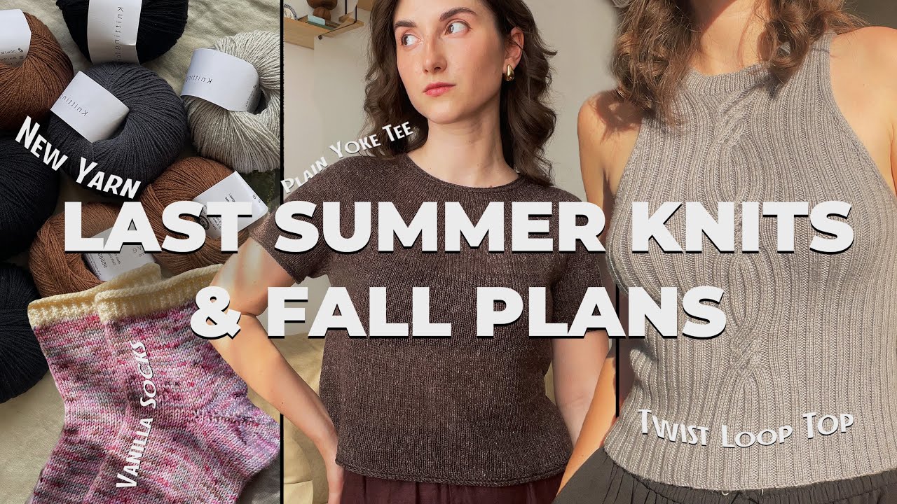 Plain Yoke Tee, Twist Loop, and Getting Ready for Fall Knits | Andolini Knits