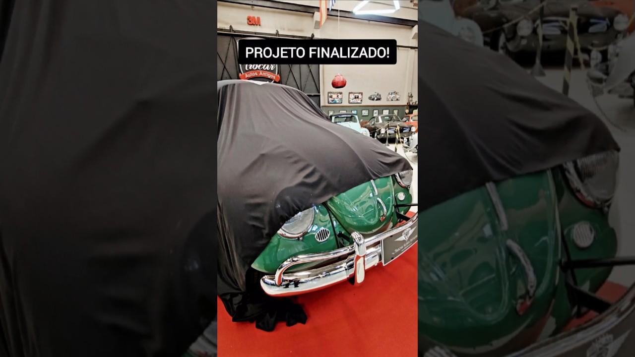Revelamos o Fusca 1969 Verde Folha, ap&oacute;s uma restaura&ccedil;&atilde;o completa, seguindo o padr&atilde;o original. 💚🛠🇧🇷