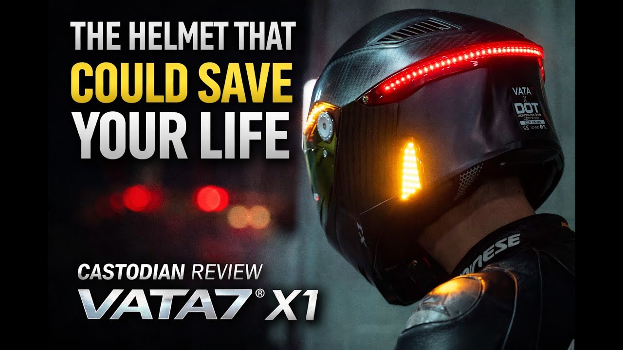 Is This the Safest Motorcycle Helmet in the World? | VATA7® X1 Review