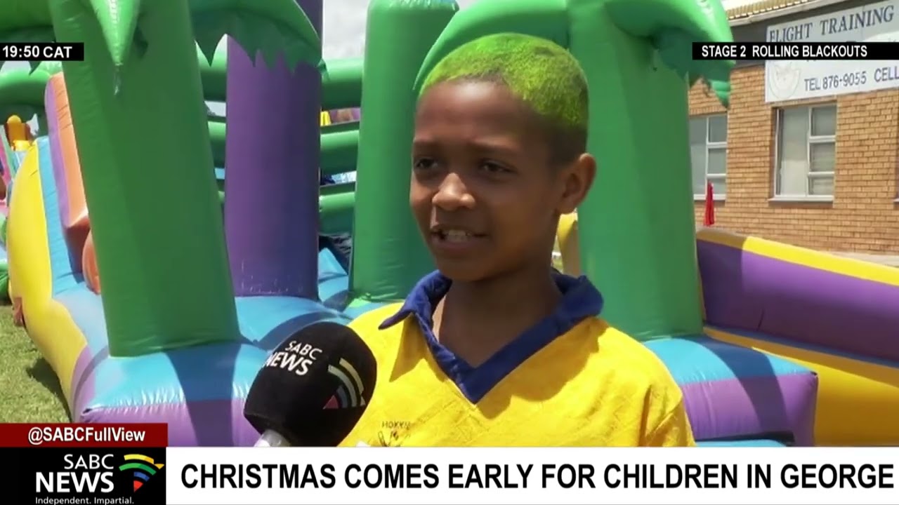 Christmas comes early for children in George