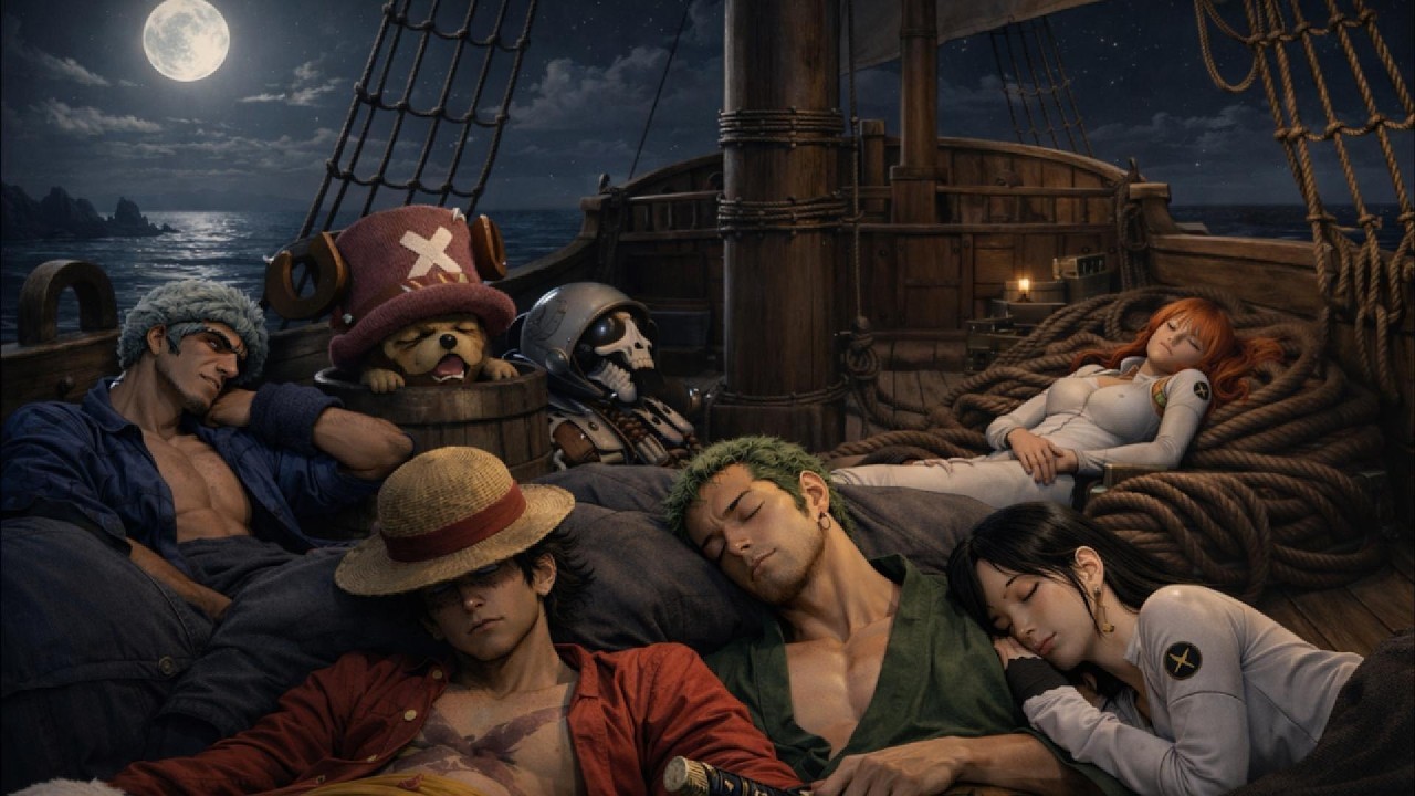 Sailing the Grand Line | 1 Hour One Piece Ambient LoFi Mix for Focus & Sleep